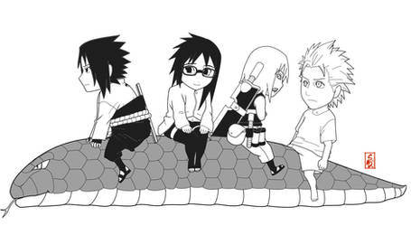 Team Hebi Chibis bnw