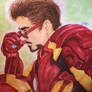 Watercolor Tony Stark