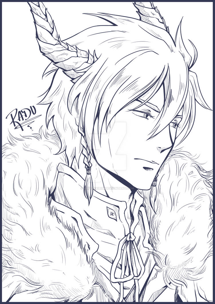 Radu - Lineart by KiryuuKirin on DeviantArt