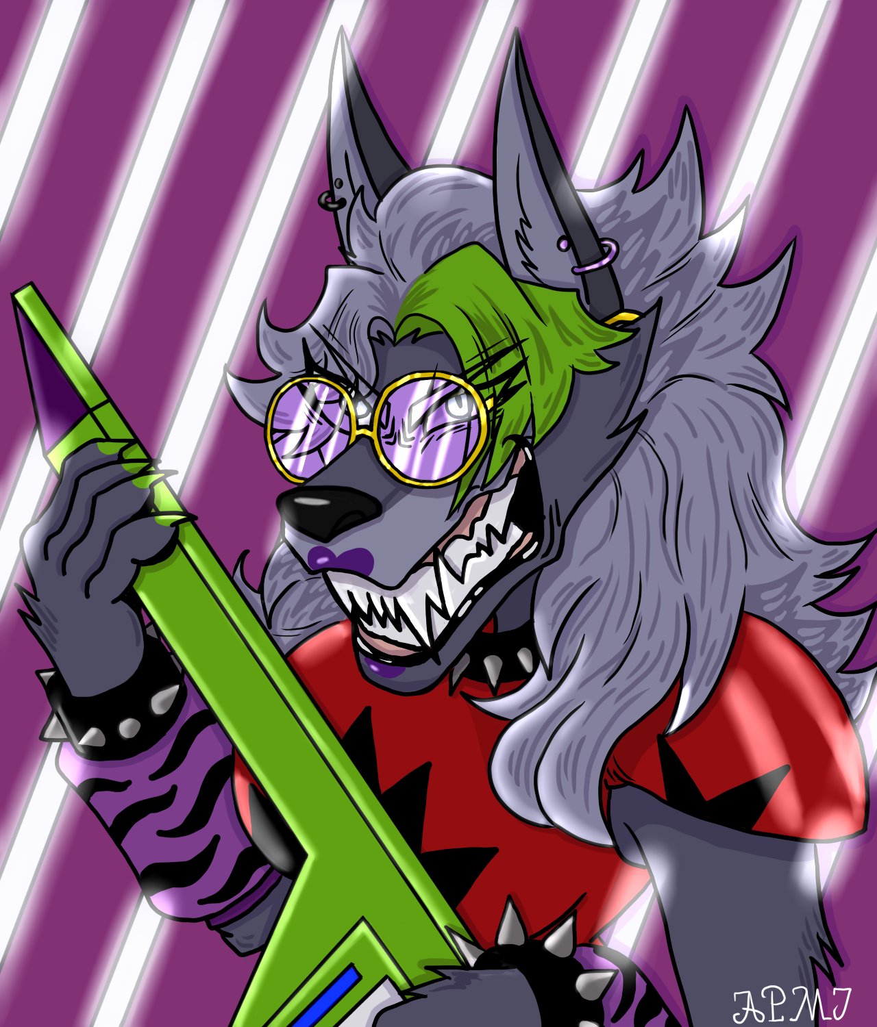 Cyber Wolf Roxy Roxy Wolf by APMA777 on DeviantArt