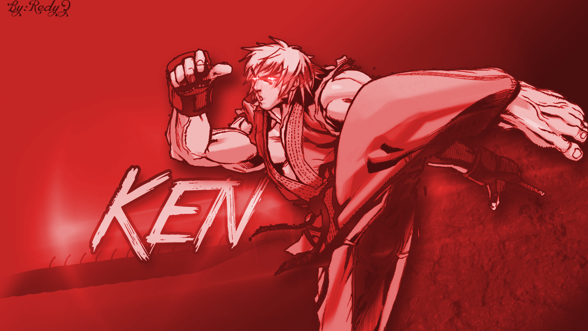 Ken Masters Street Fighter Wallpaper Desktop By Mrtghosty On Deviantart