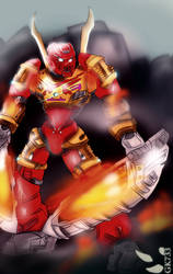 BIONICLE: Tahu Master of Fire by gk733