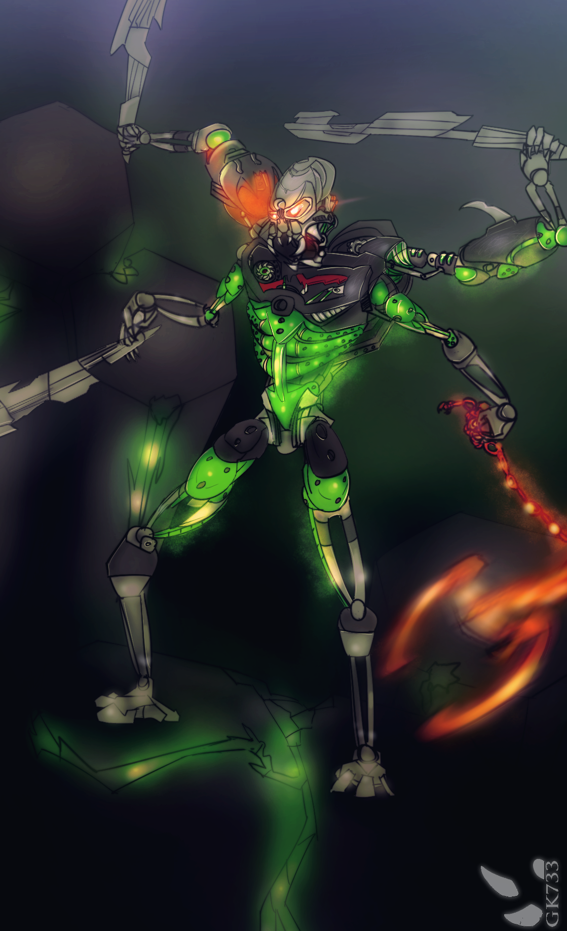 Bionicle skull deals slicer