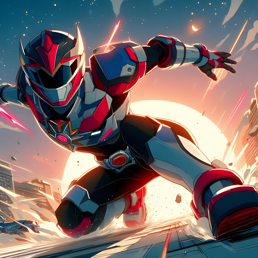 Power Rangers: Zero Zeta - Zero Zeta Red by ViariOne on DeviantArt