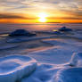 Icy Islet Sunset II