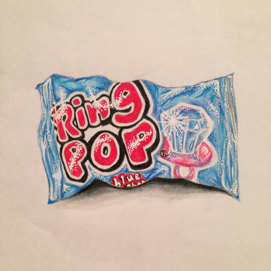 Ring Pop Wrapper Drawing by foreverartz on DeviantArt