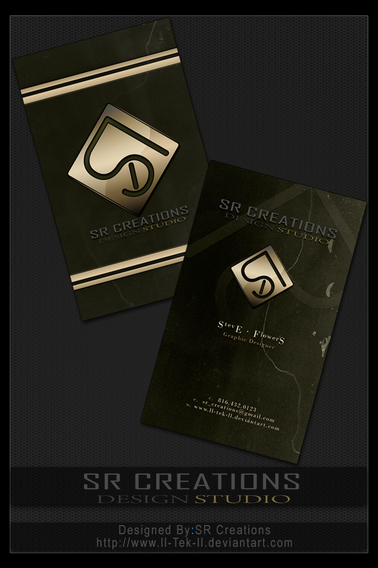 SR Creations Business Card