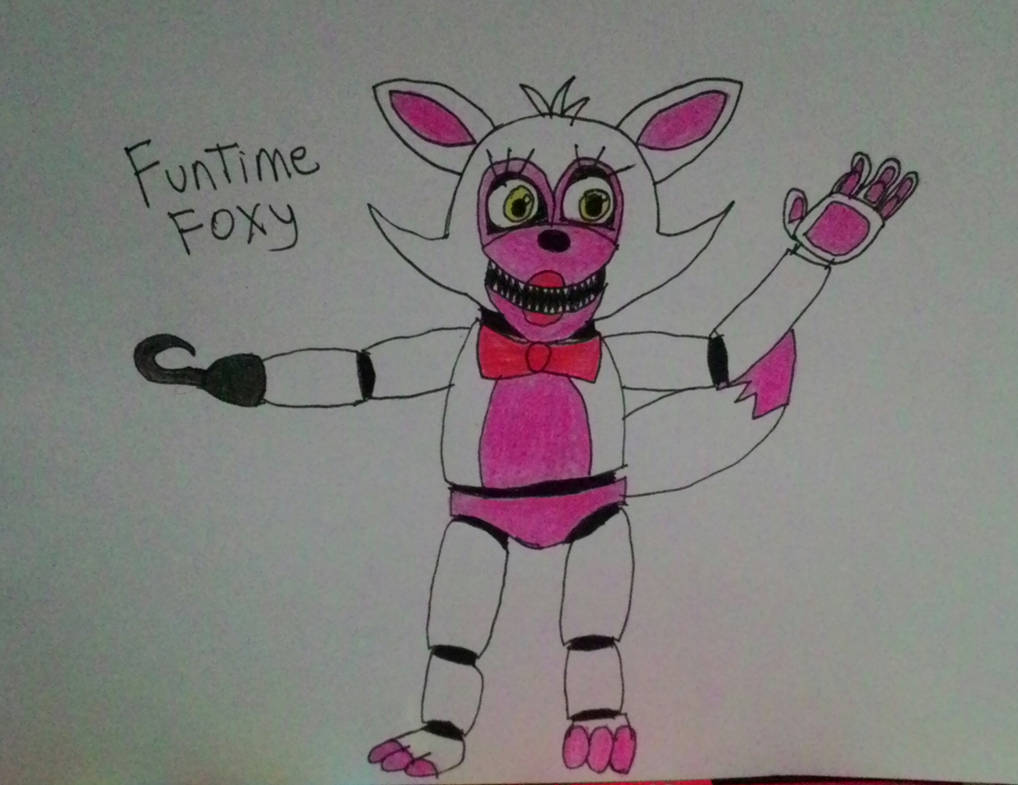 FNaF World: Funtime Foxy by Trextyrano on DeviantArt