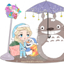 Elsa and Totoro