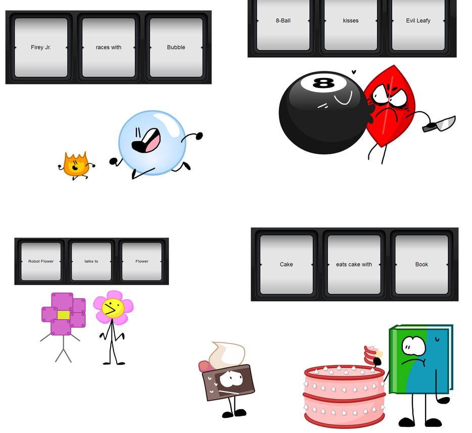 BFB randomized #1 by LockStepJustice41 on DeviantArt