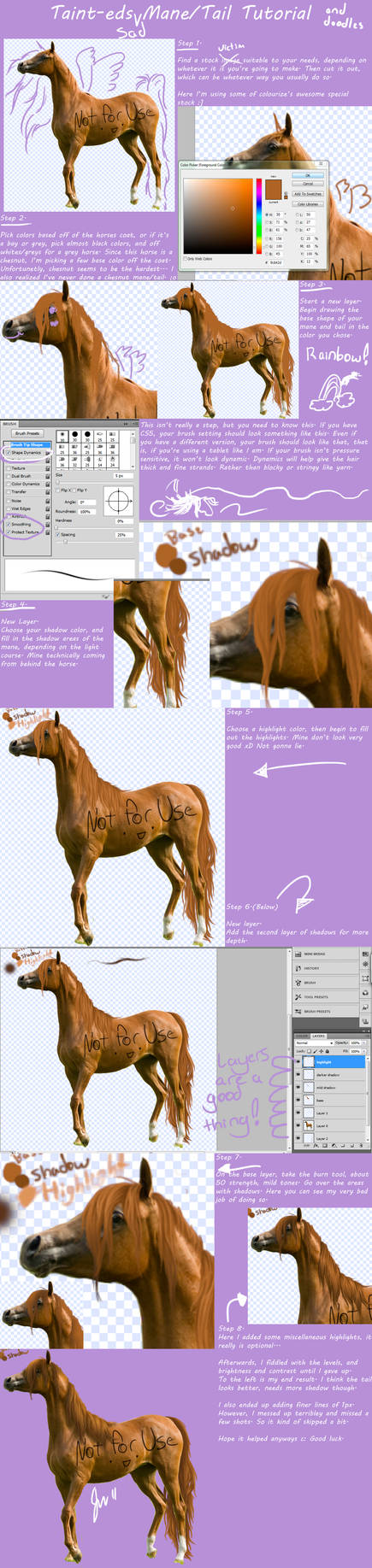 Mane Tail Tutorial Thing