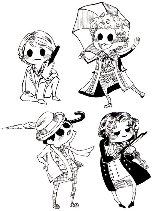 5th 6th 7th 8th Doc's chibis by orookayasu on DeviantArt