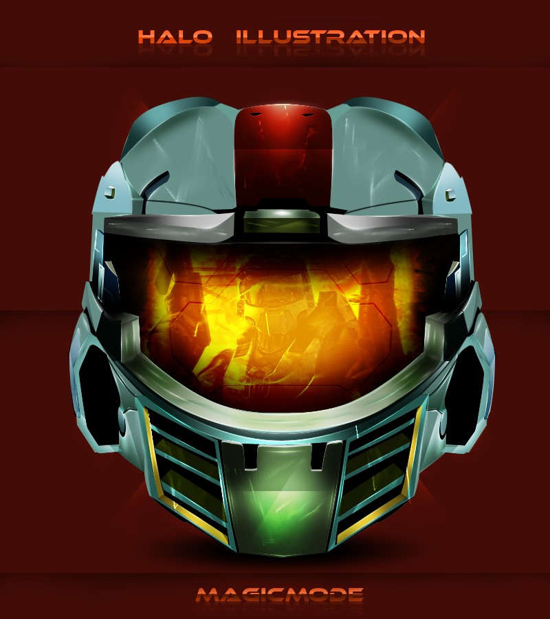 Halo illustration by MagicMode on DeviantArt