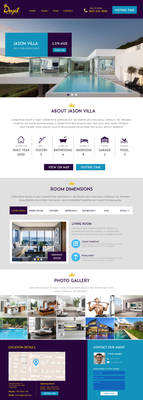 Royal - luxury Villas  - Web design