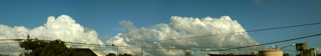 Nubes de Buenos Aires.