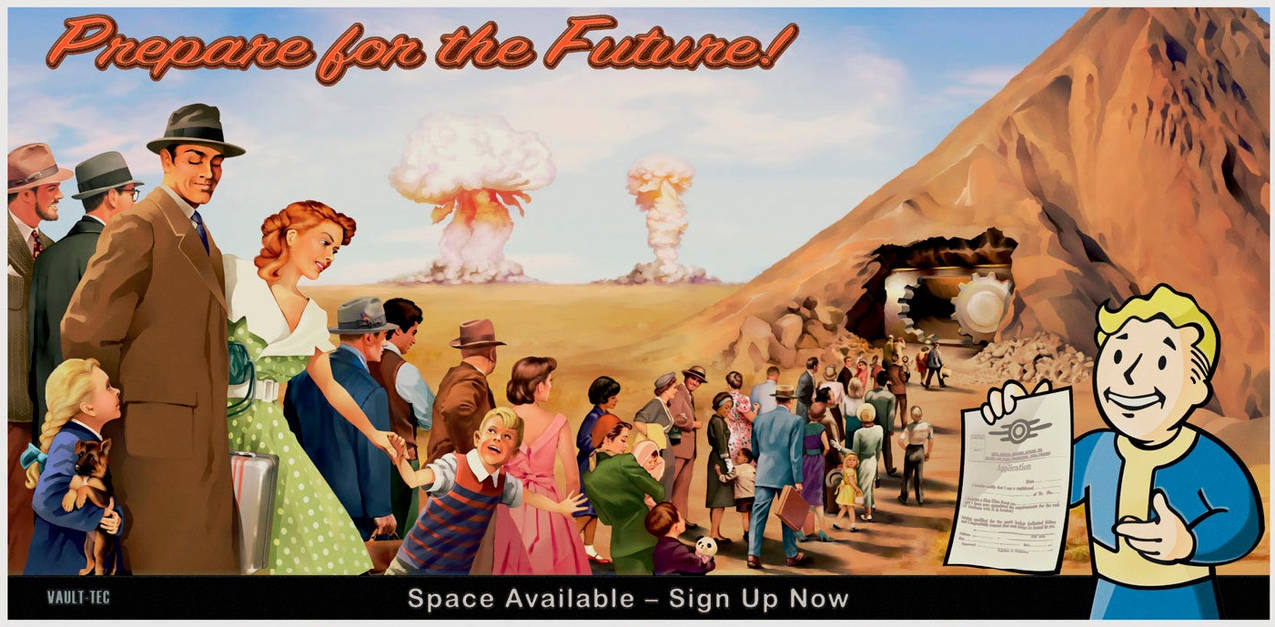 Vault tec vaults by kcajd on DeviantArt