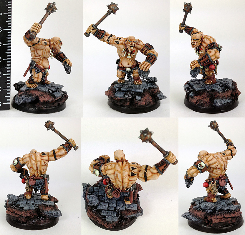 Ogre hunter miniature (Stone Soup)