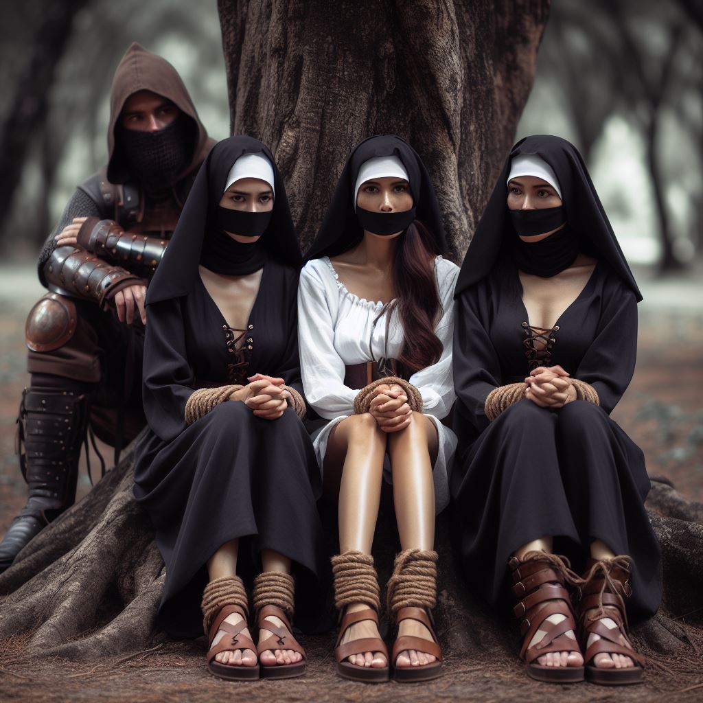 Three Nun Bound And Gagged By Demonleonhart On Deviantart Three Nun Bound And Gagged By Demonleonhart On Deviantart