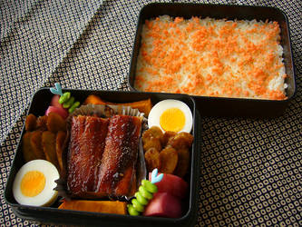 broiled saury bento