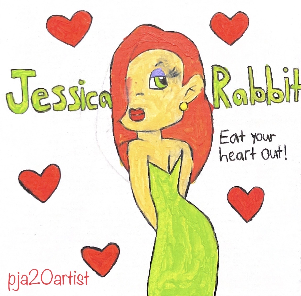 Jessica Rabbit Painting by pja20artist on DeviantArt