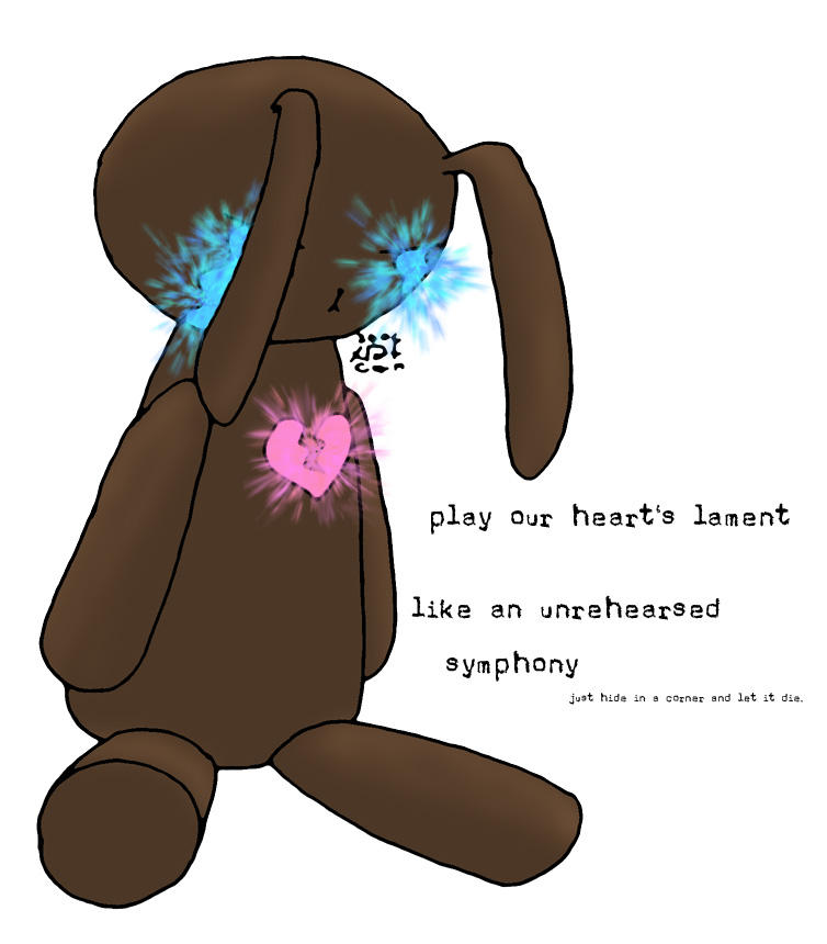 the emo rabbit III: lament by Melancholera on DeviantArt