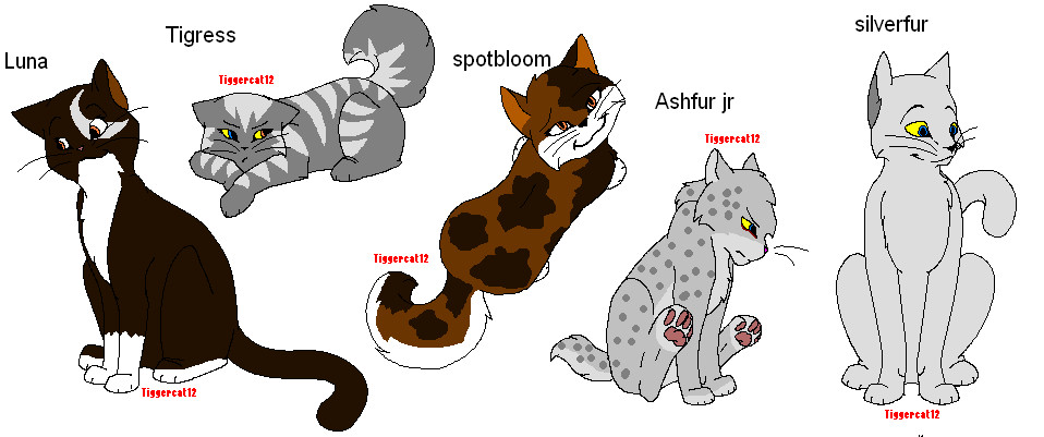 Ashfur And Tigerbloom's Family