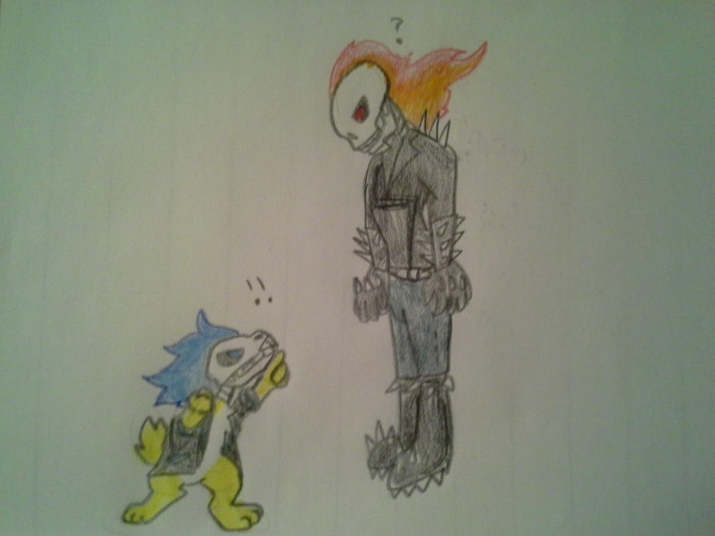 Two ghost riders by cargirl9 on DeviantArt