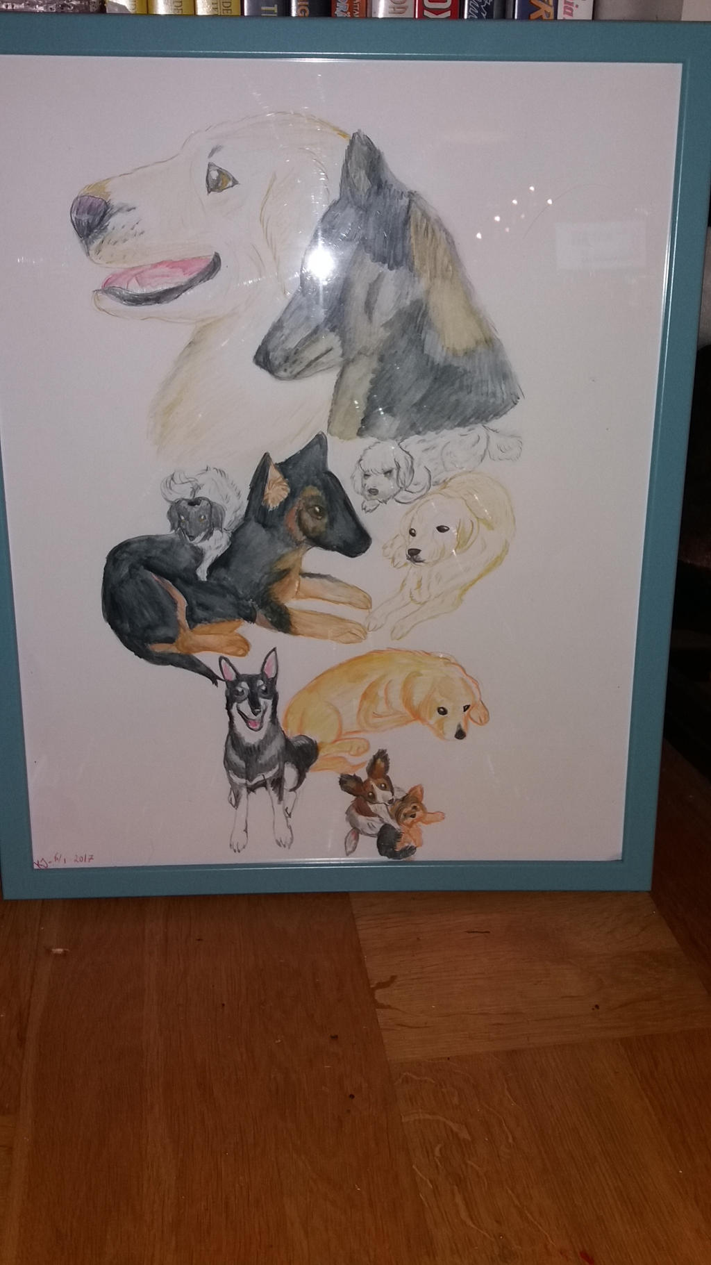 My dog painting