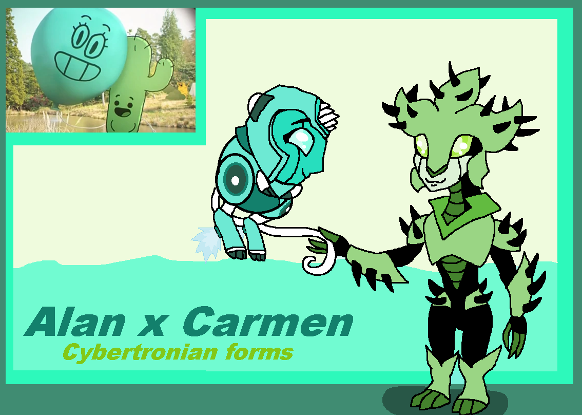 Alan x Carmen - cybertronian forms by cargirl9 on DeviantArt
