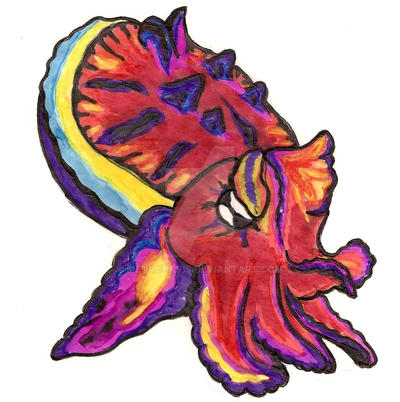 Flamboyant Cuttlefish Tattoo