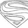 Superman Man of Steel Logo/Symbol Tattoo