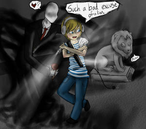 Pewdiepie Fanart-Slender: Sanatorium