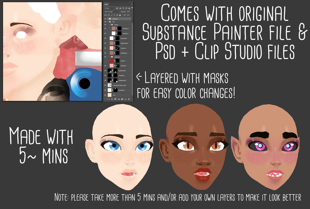 VRChat Face Base DL link by madlyinlov3 on DeviantArt