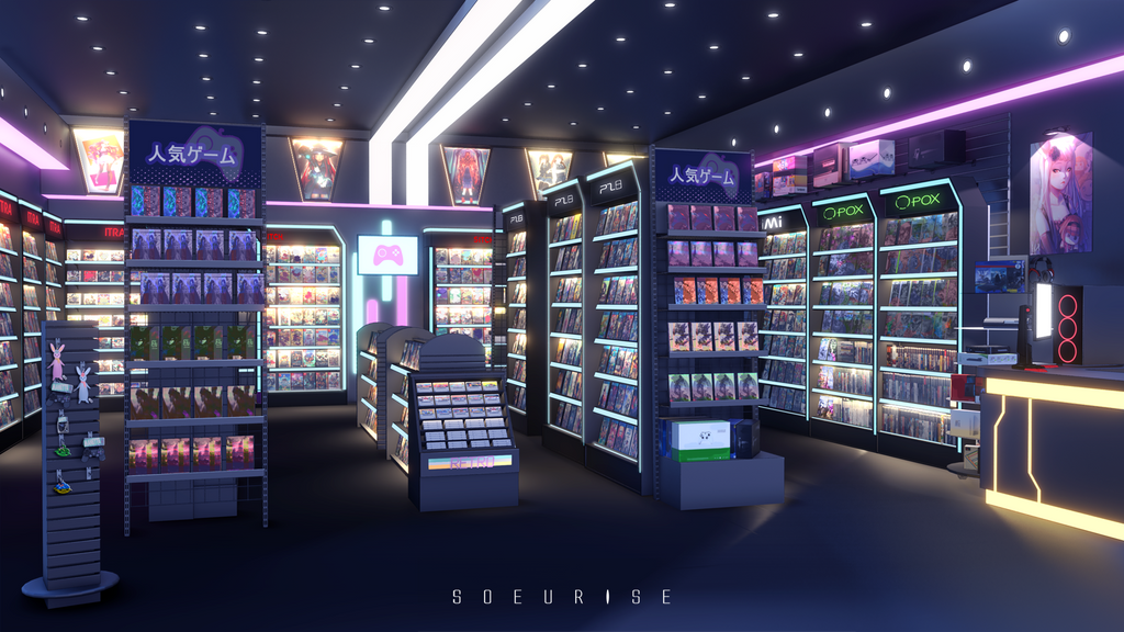 Game Store by SOEURISE on DeviantArt