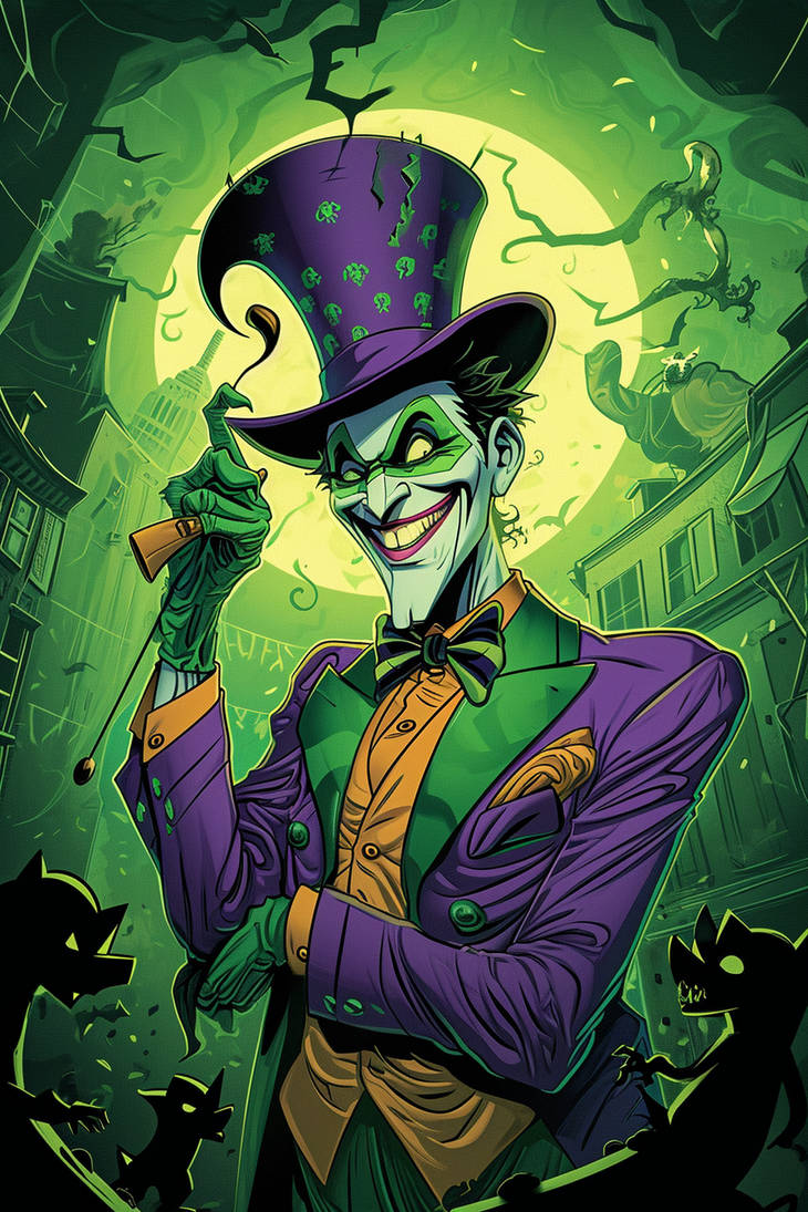 Penguin Riddler Mashup by xalphafox on DeviantArt