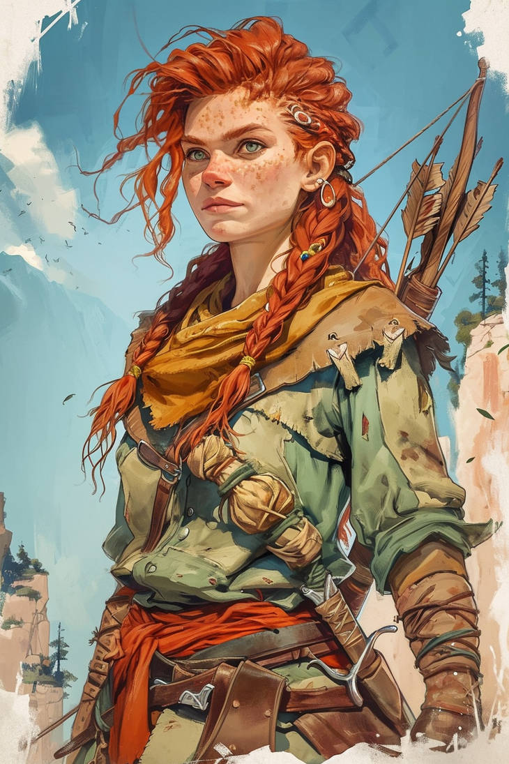 portrait of Aloy::7 by xalphafox on DeviantArt