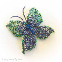 Colorfull buterfly brooch