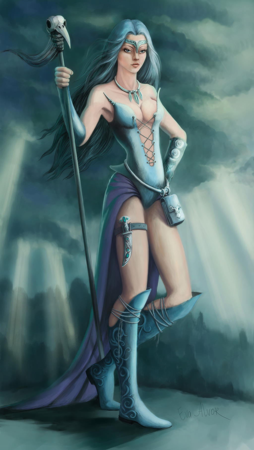 Warrior Girl by Alvor