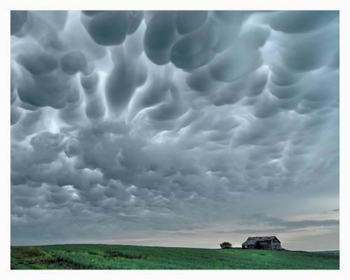 Mammatus clouds over Saskatchewan