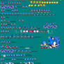 Advanced Classic Sonic sprite sheet (Battle style)