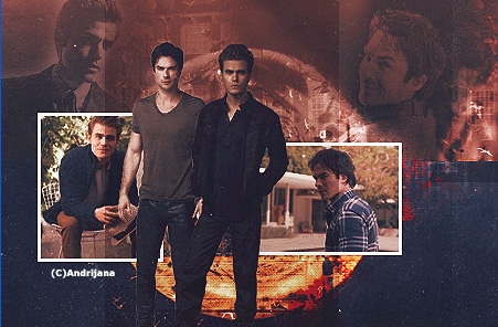 Ian Somerholder and Paul Wesley