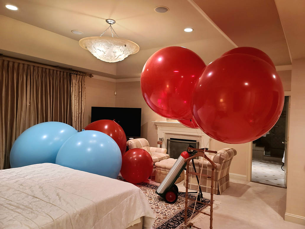 Over Inflated Baloon Having fun inflating some beautiful huge balloons by Helium-Guy on ...