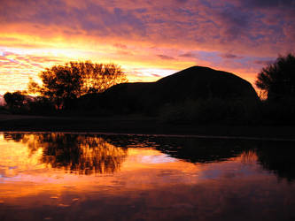 Sunset In The Outback Of Australia!