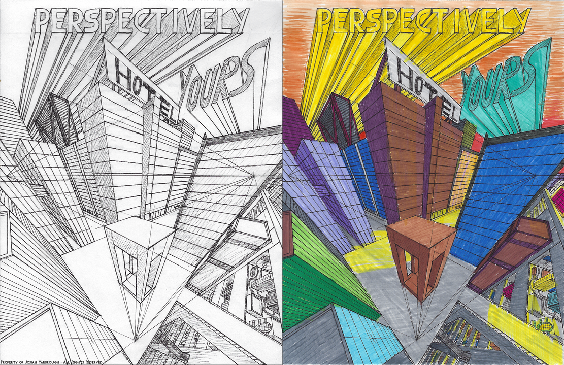 Perspective Visual Example Perspectively Yours - Art and Perspective Study by ElderlyCartographer ...