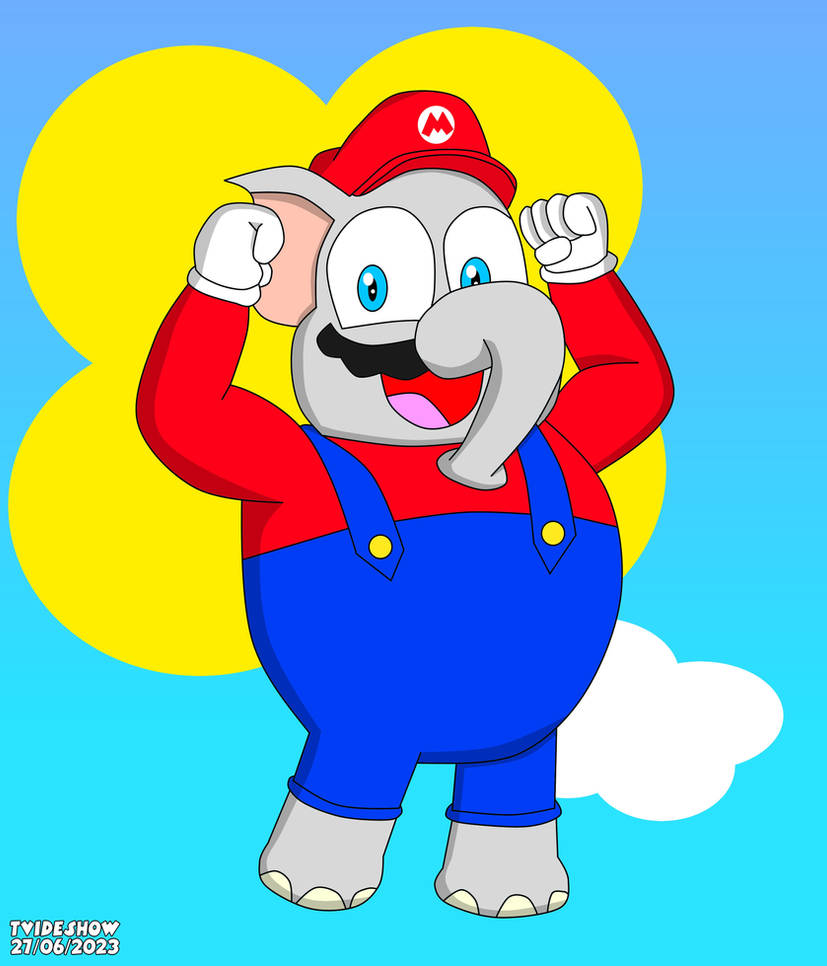 Elefante Rosa Mario Elephant Mario by TVideshow on DeviantArt