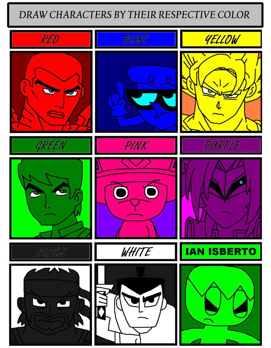 Cartoon Network Heroes - Color Meme by ian2x4 on DeviantArt