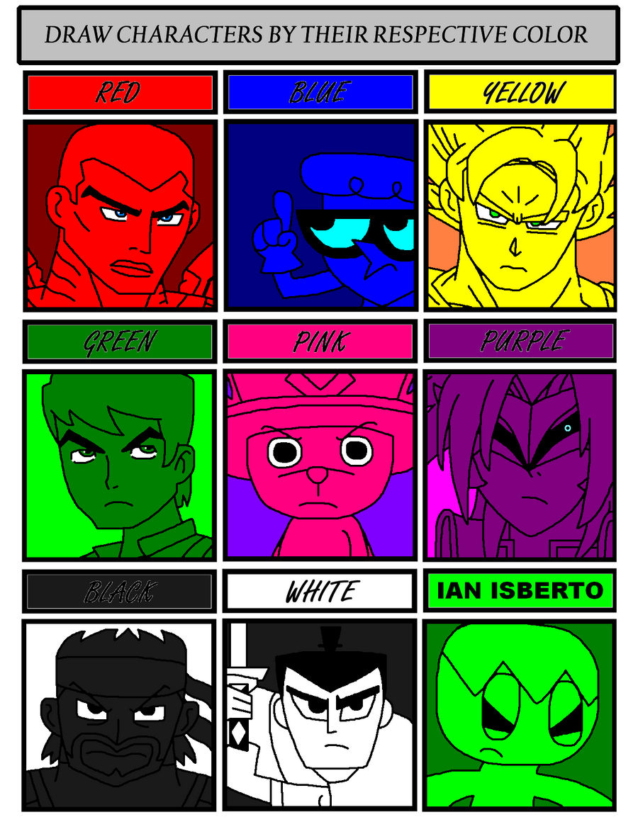 Cartoon Network Heroes - Color Meme by ian2x4 on DeviantArt Cartoon Network Heroes - Color Meme by ian2x4 on DeviantArt