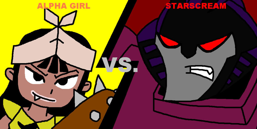 Alpha Girl vs. Starscream by ian2x4 on DeviantArt