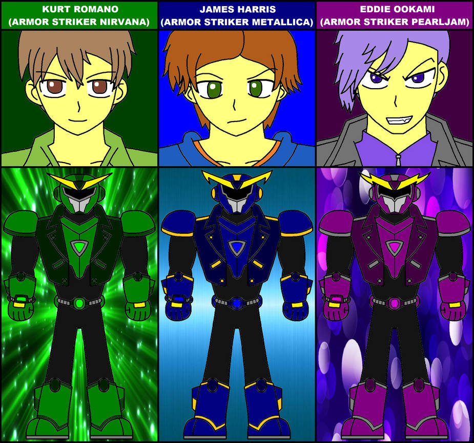 Armor Strikers: Cyber Rockers - Armor Suits by ian2x4 on DeviantArt