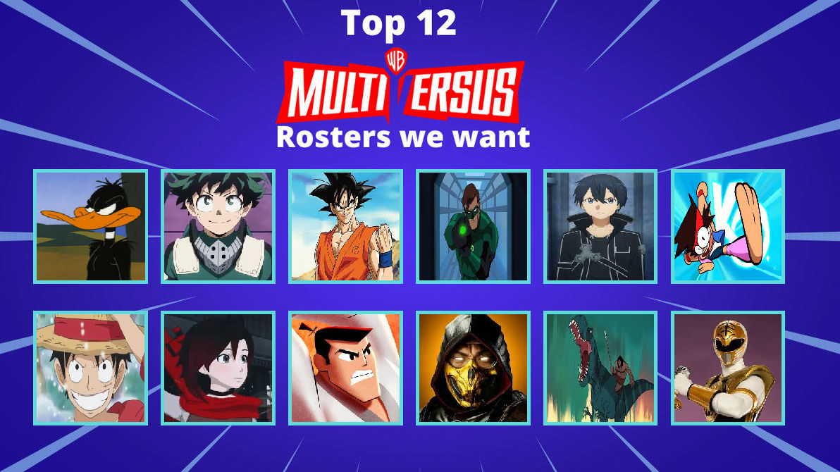My Top 12 MultiVersus Rosters by ian2x4 on DeviantArt